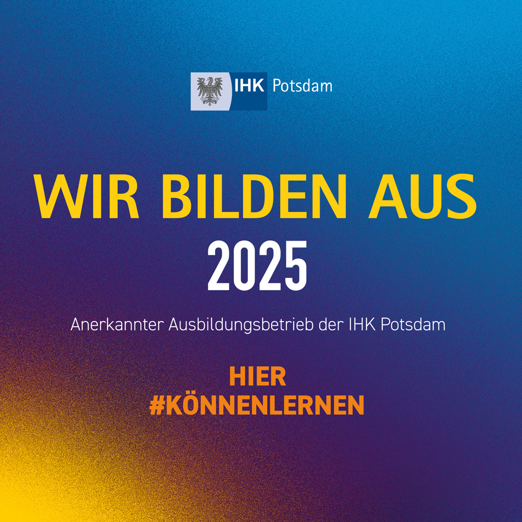 Wir bilden aus 2025